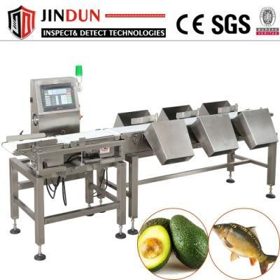 Food Industry Dual Lines Poultry Seafood Weighing and Sorting Machine