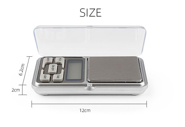 500g 0.01g Min Pocket Scales Digital Weighing Jewelry Scale