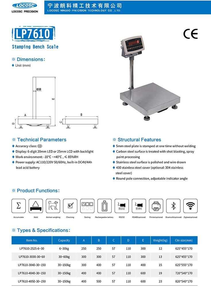 Wholesale Tcs Electronic Platform Scale 300kg, Electronic Weighing Scale