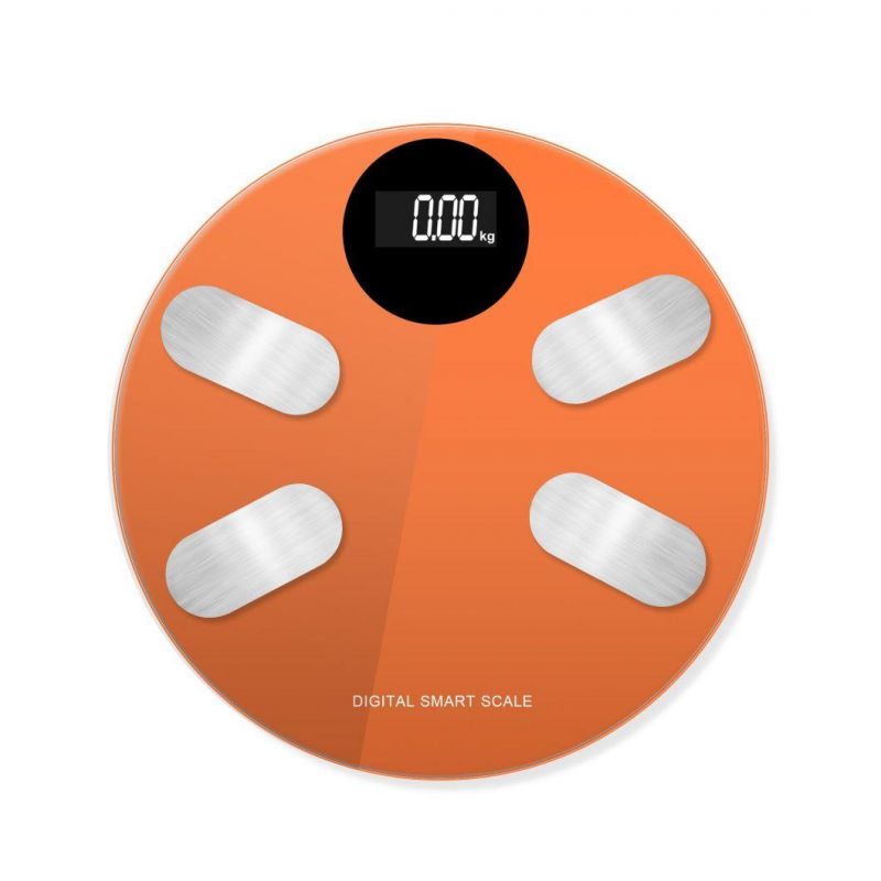 Bl-6012t High Quality Round Glass Digital Body Scale