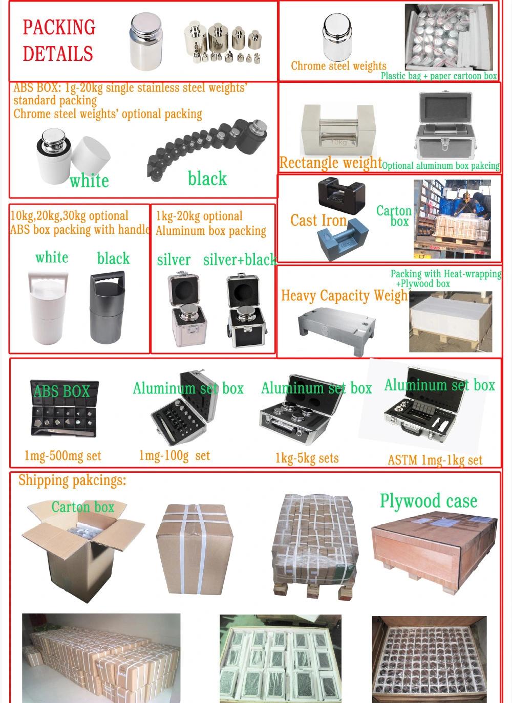 M1 F1 F2 E2 1mg-2kg Sst Standard Calibration Weight