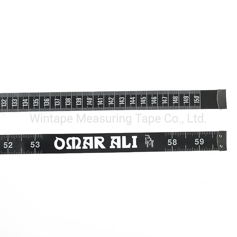 Black PVC Fiberglass Measuring Tape Printed with Your Logo