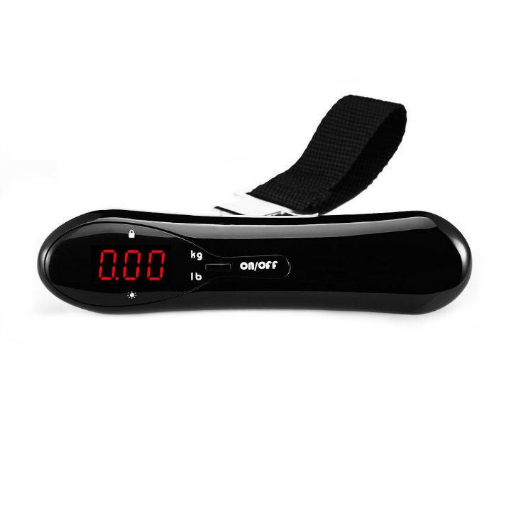 Silver Electronic Digital LCD Display Travel  Luggage  Scale