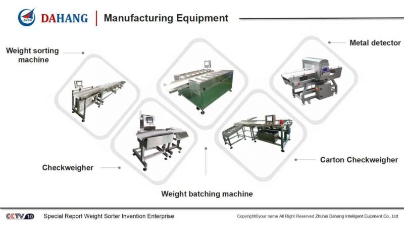 Checkweigher with Metal Detector for Food and Seafood Detecting