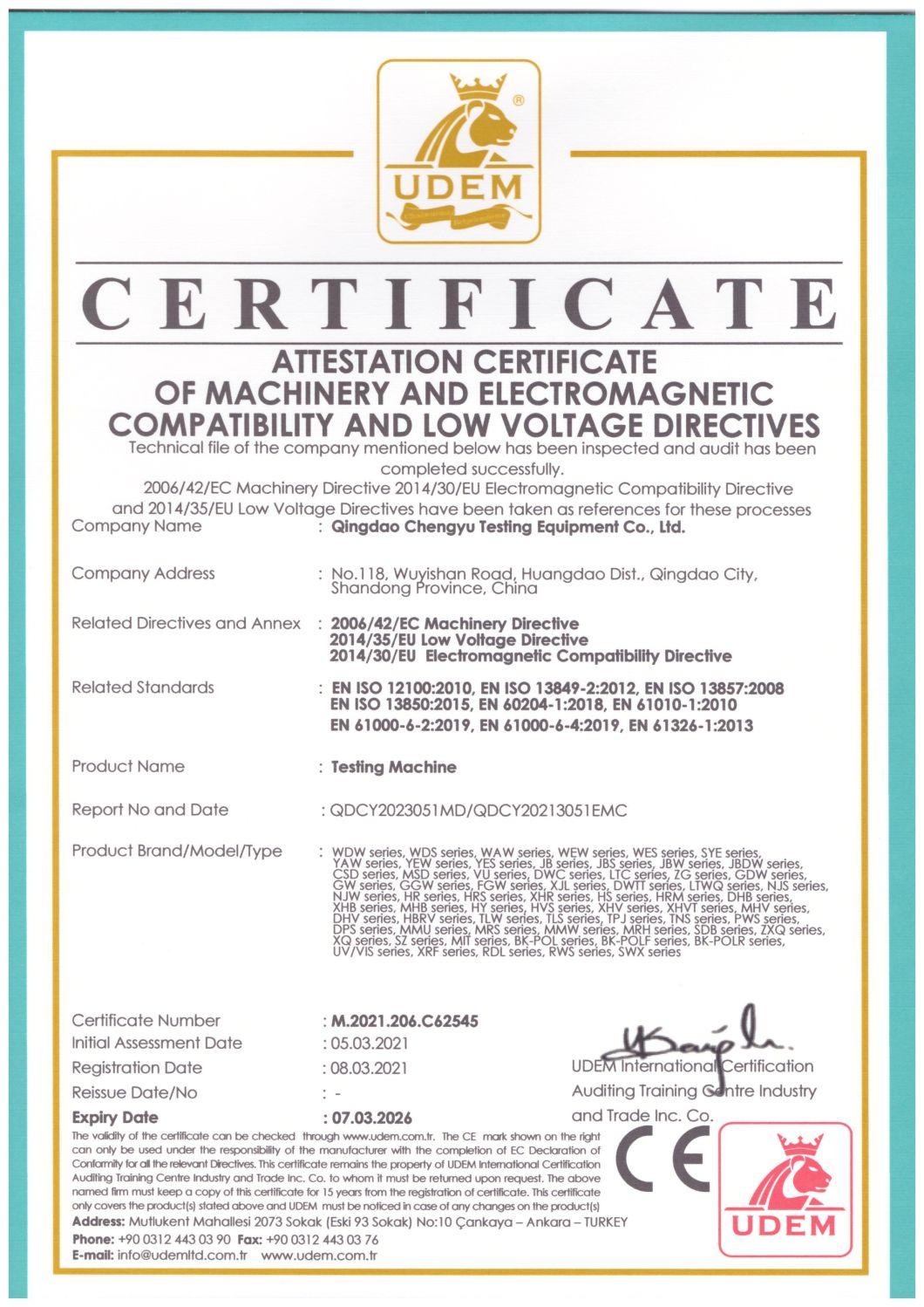 Electronic Extensometer/Extensometer/ Tension Extensometer Used on The Universal Testing Machine Yyu/Yyj/Yys