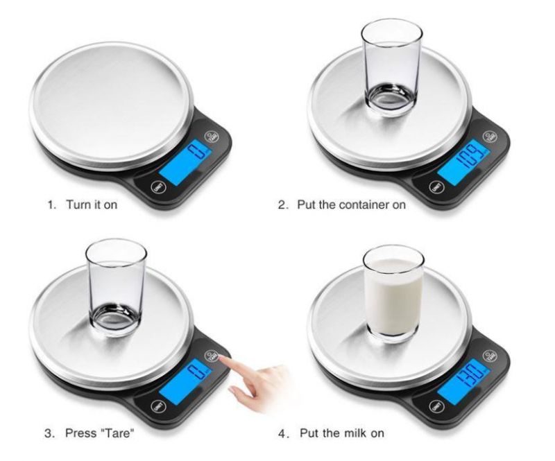 3kg Electronic Stainless Steel Weighing Coffee Scale