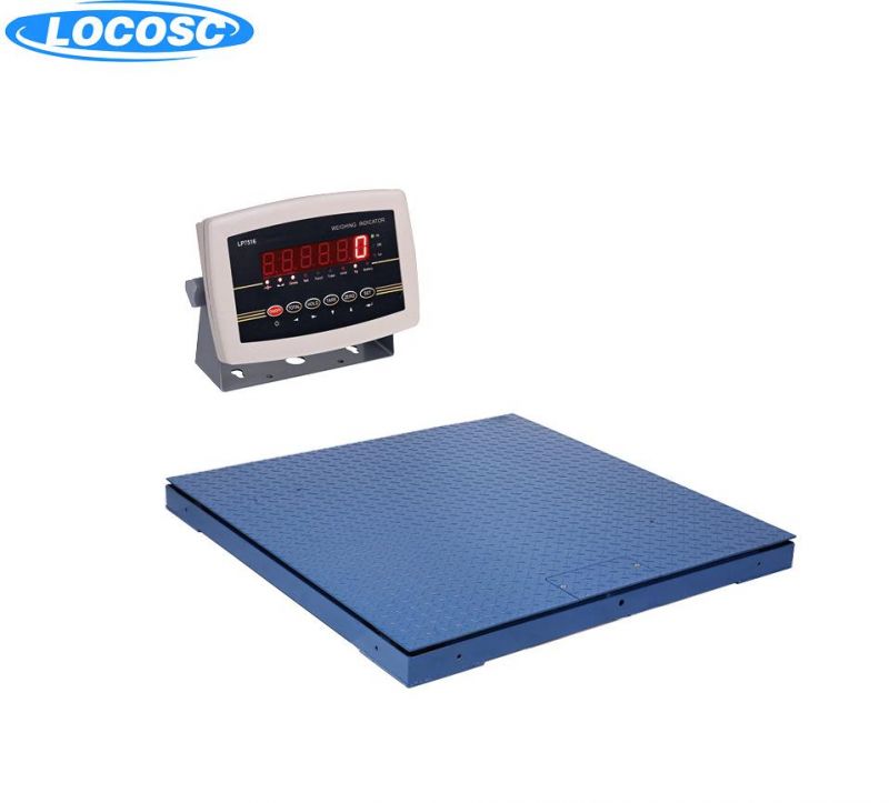 Locosc 3 Ton Industrial Stainless Steel Electronic Digital Platform Weighing Floor Scale
