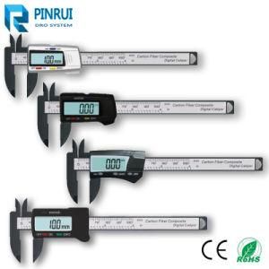 6 in. Composite Digital Caliper with Plastic Carbon Fiber Body LCD Display