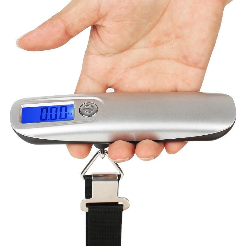 Portable Luggage Scale Electronic Suitcase Travel Hanging Weighs Scales with Backlight 50kg/10g Digital Scale