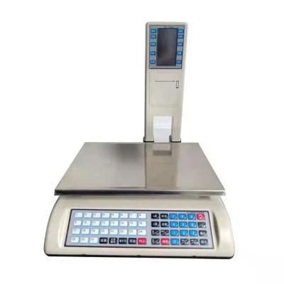 WiFi Label Printing Barcode Printing Weghing Scales Barcode Sclae 30kg 15kg 6kg Cheap Scale