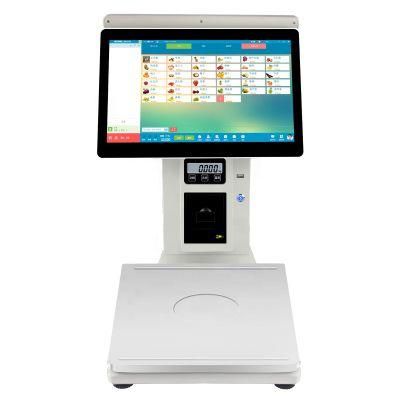 15kg/30 Kg Dual Touch Screen Display 15.4 Inch POS Systems Cash Register Scale