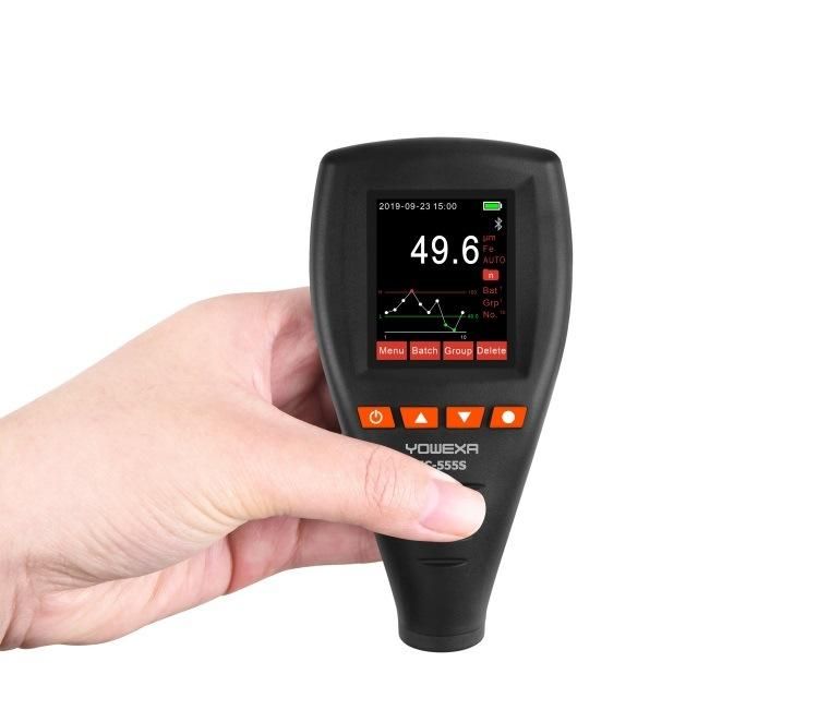 Ec-555s High-Precision Colorful Screen Coating Thickness Gauge Meter