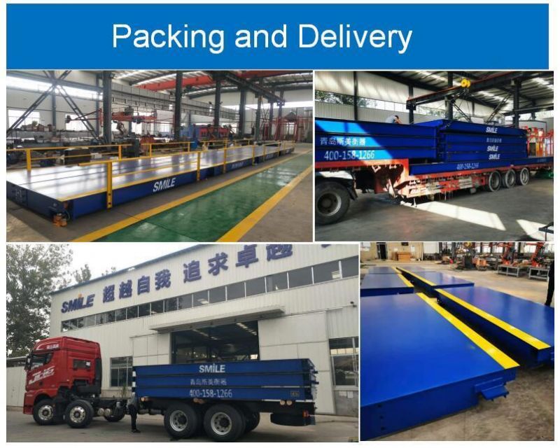 30t Heavy Duty Coiled Steel Buffer Weighing Platform Scale Floor Scales