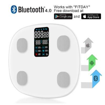 Bluetooth Body Fat Scale with Heart Rate Function