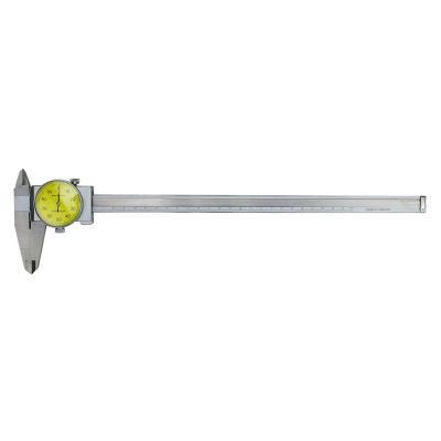 300mm Machine-Dro Dial Caliper with Metric Yellow Face