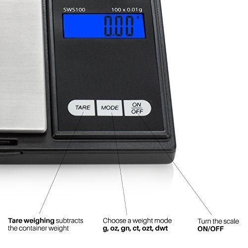 200g 0.01g LCD Screen Digital Jewelry Pocket Mini Weighing Scale