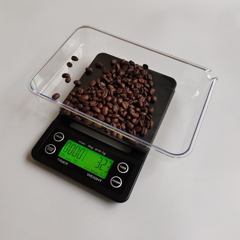 Electronic Household Chronograph Hand-Brewed Coffee Weighing Scale