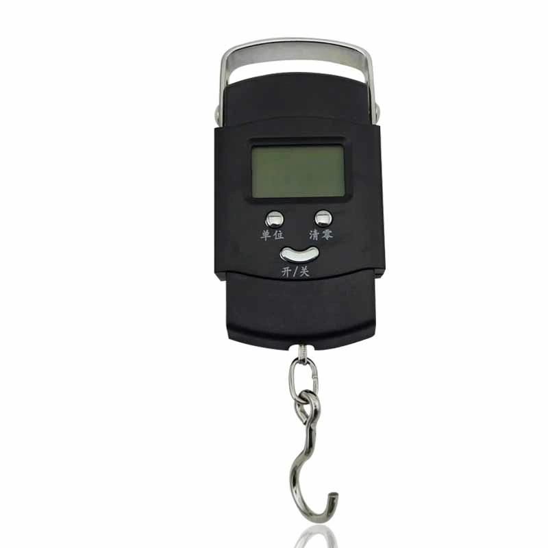 50kg Mini Hand Held Plastic Digital Travel Hanging Weighing Scale
