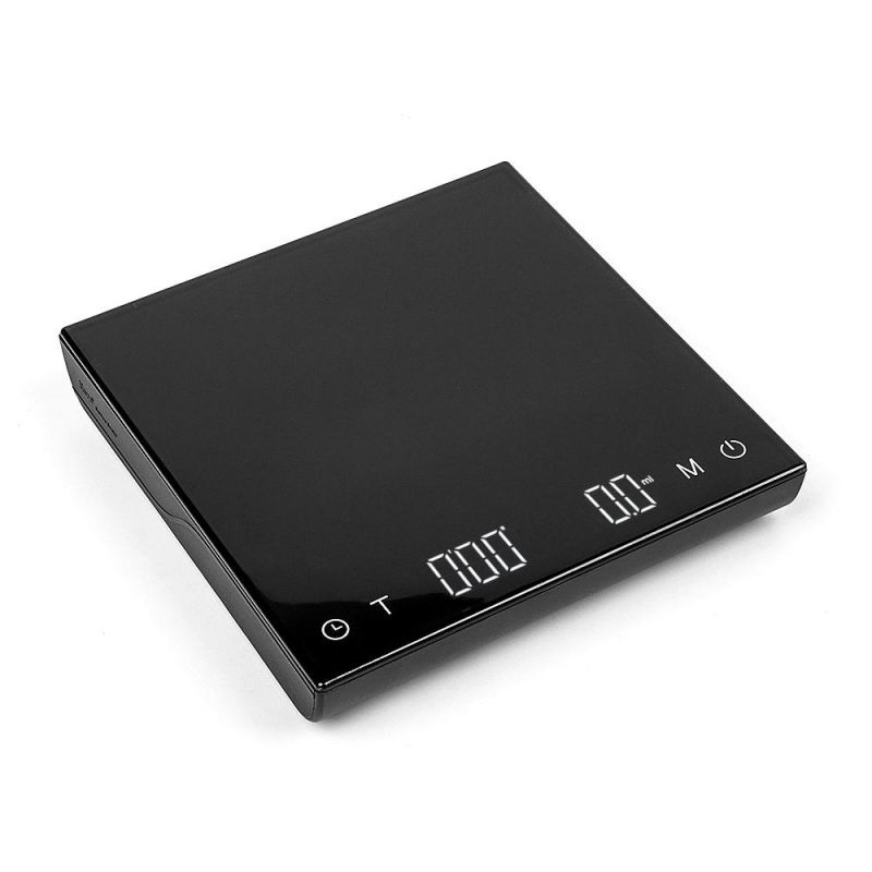 Rechargeable 3000g 0.1g Digital Coffee Scale with Electronic Timer Function