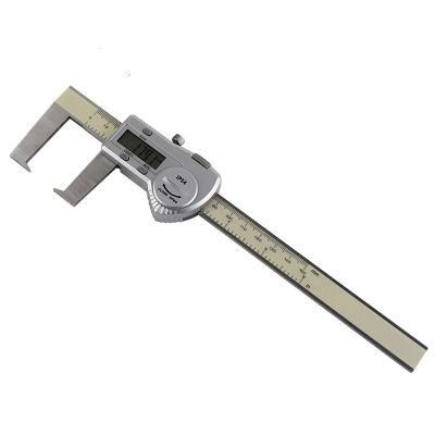 Digital Outside Groove Caliper Stainless Steel Metal Case