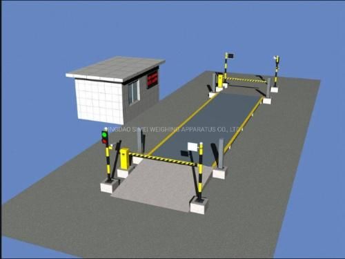 Driver Assisted Unattended Truck Weight Scale 120t 3*18m