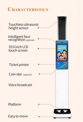 Ultrasonic Height Scale Medical Weighing Scale
