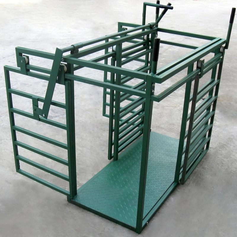 AVS 600kg Hog Sheep and Goat Crate Scale with Sliding Doors