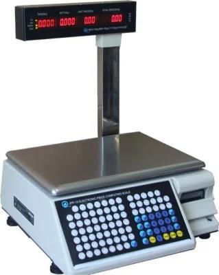 New Arrivals 30kg Supermarket Precison Digital Weight Scale and Receipt Printing Weighing Scale