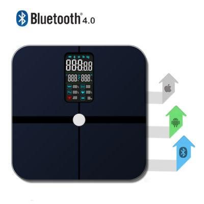 180kg Bluetooth Body Fat Scale with APP Heart Rate Function