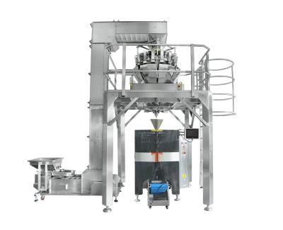 10 Heads 1.6L 2.5L PLC Automatic Multi-Head Weigher with Vertical Packaging Machine