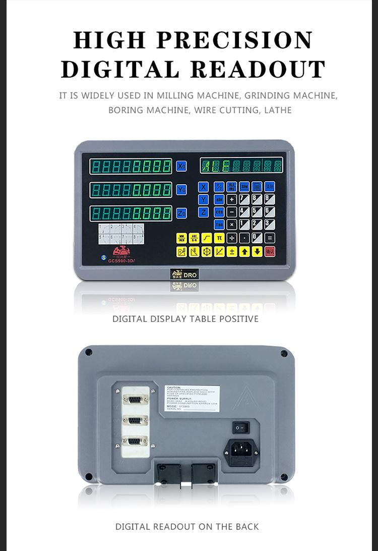 3 Axis Digital Readout Dro for Lathe Machine Milling Machine