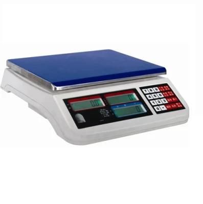 Digital Counting Machine Scale with Barcode Label Printer Acs 30kg Price Computing Scale