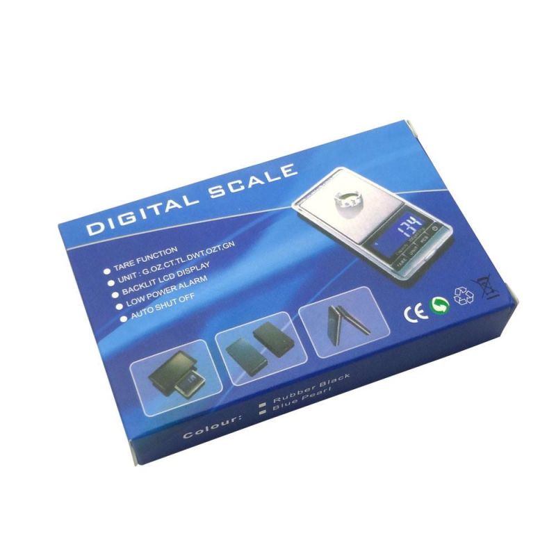 2017 LCD Digital Precision 500g / 0.01g Portable Pocket Scale