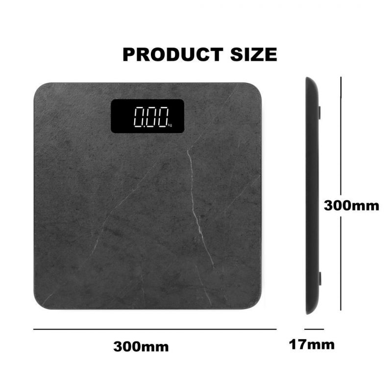 Electronic Body Scale with Hollow-Carved Platform