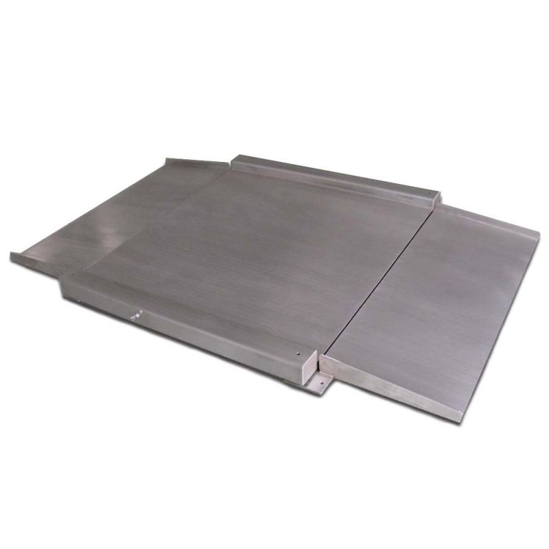Ultra Low Profile 5" 60" Stainless Electronic Floor Drum Scales 6000lb