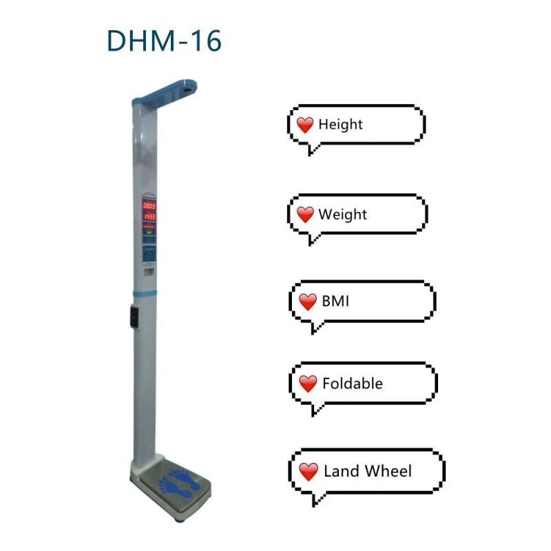 Digital Body Height and Weight BMI Scale with Coin Operation