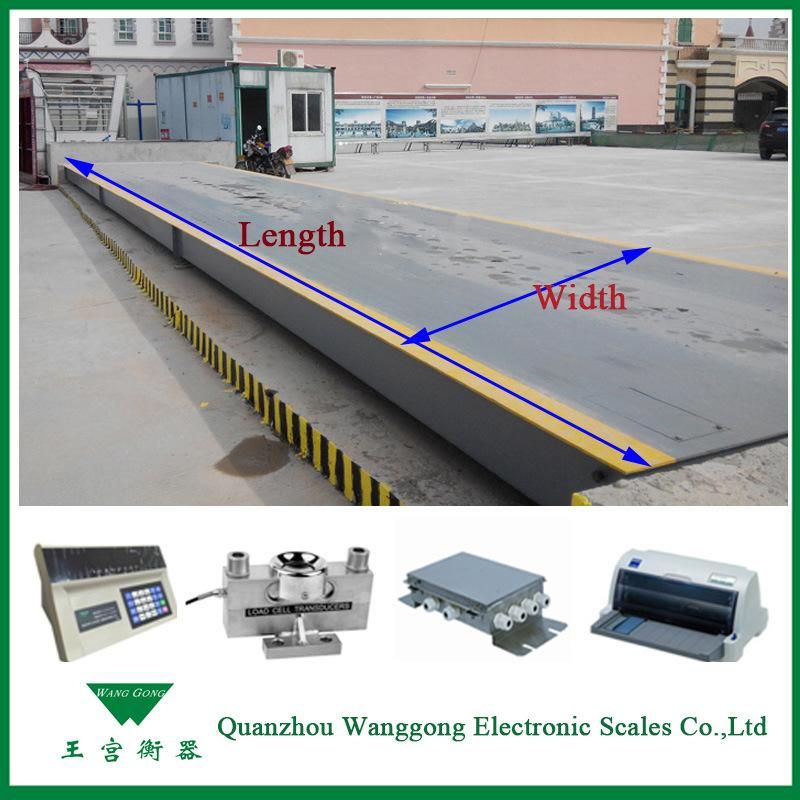 Scs-80 3X16m 80 Tonne Heavy Duty Steel Weighbridge