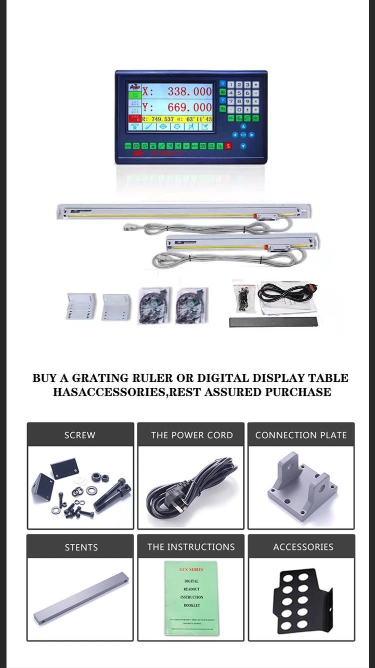 Digital Display for Lathe 2 Axis Digital Readout Display Dro for Milling Machine