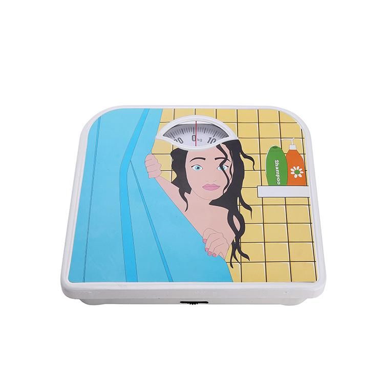 130kg Porteble Body Weight Mechanical Bathroom Weighing Scale