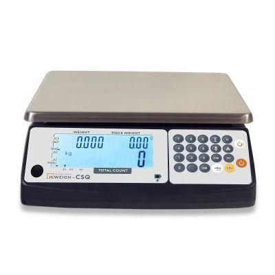 Csq Super Accurate 15kg 0.5g Industrial Digital Piece Counting Scale