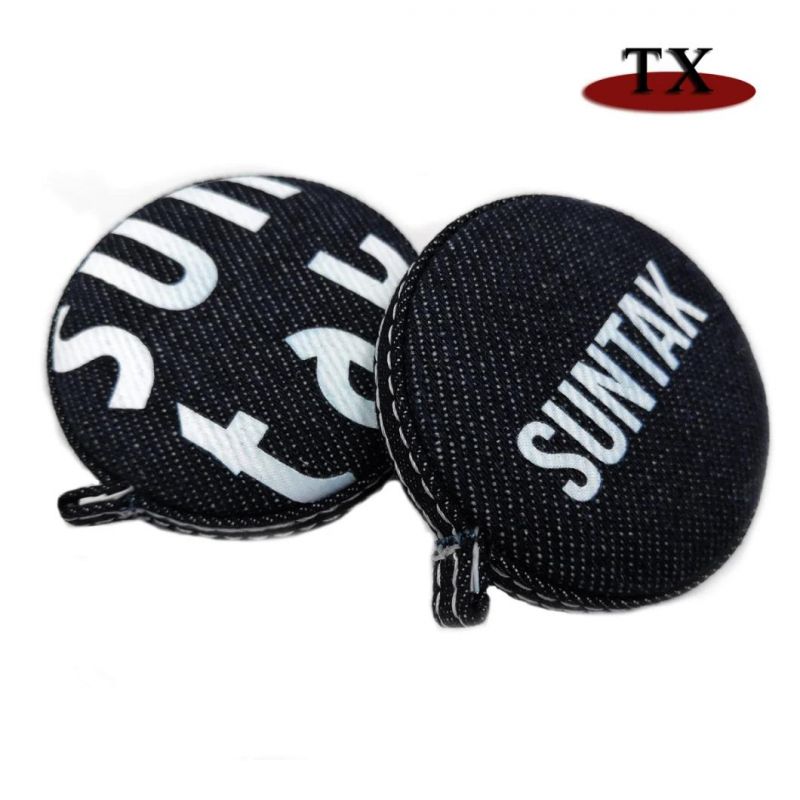 Custom Logo Promotion Gift Denim Fabric Hand Tool Tape Measure