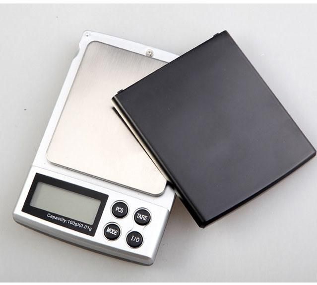 Mini Weigh Gram Scale Digital Pocket Scale with Stainless Steel Platform