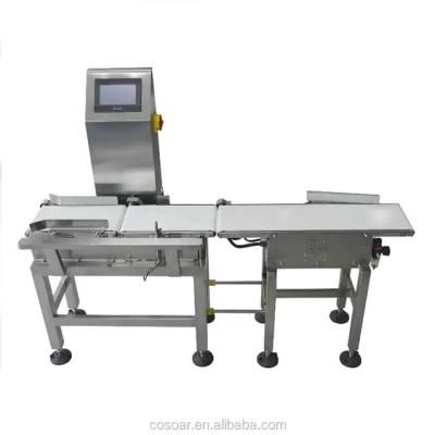 Quantitative Industry Food Weigher Machine 200g Automatic Belt Conveyor Check Weigher 7&quot; Touch Screen Air Blowing C200-2-1 100mm