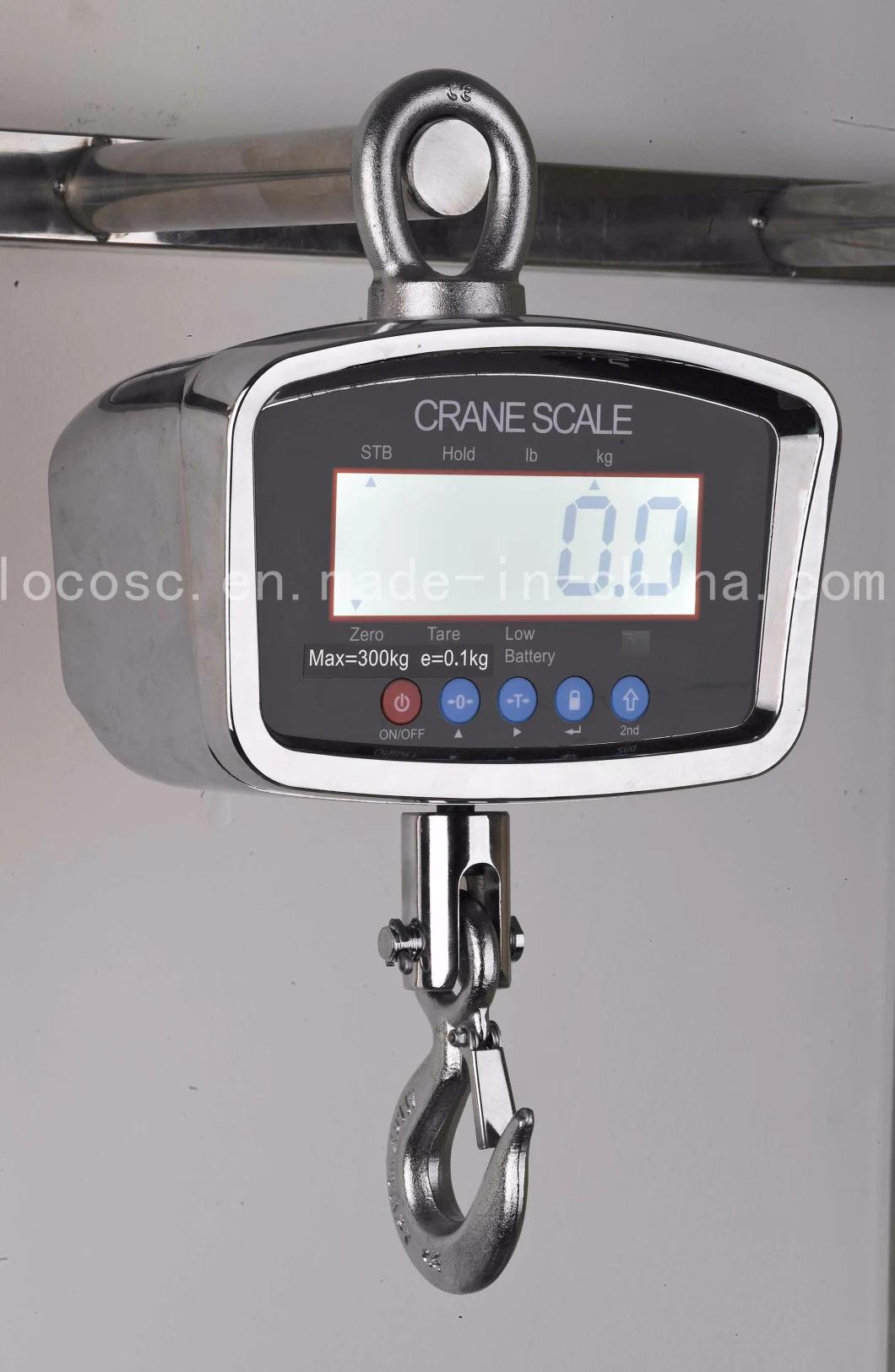 CE OIML Approved Wireless Crane Hanging Scale Capacity 1t