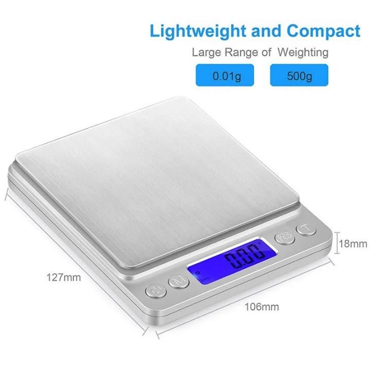 Digital Mini Pocket Stainless Precision Electronic Jewelry Kitchen Weight Scale