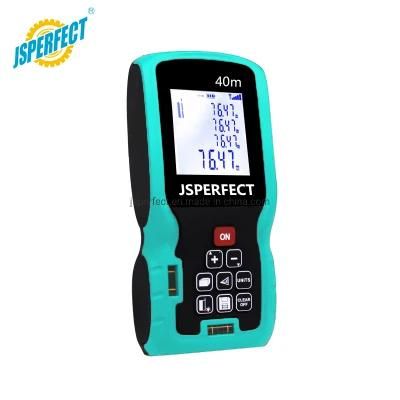 40m Digital Laser Distance Meter with Bubble Level