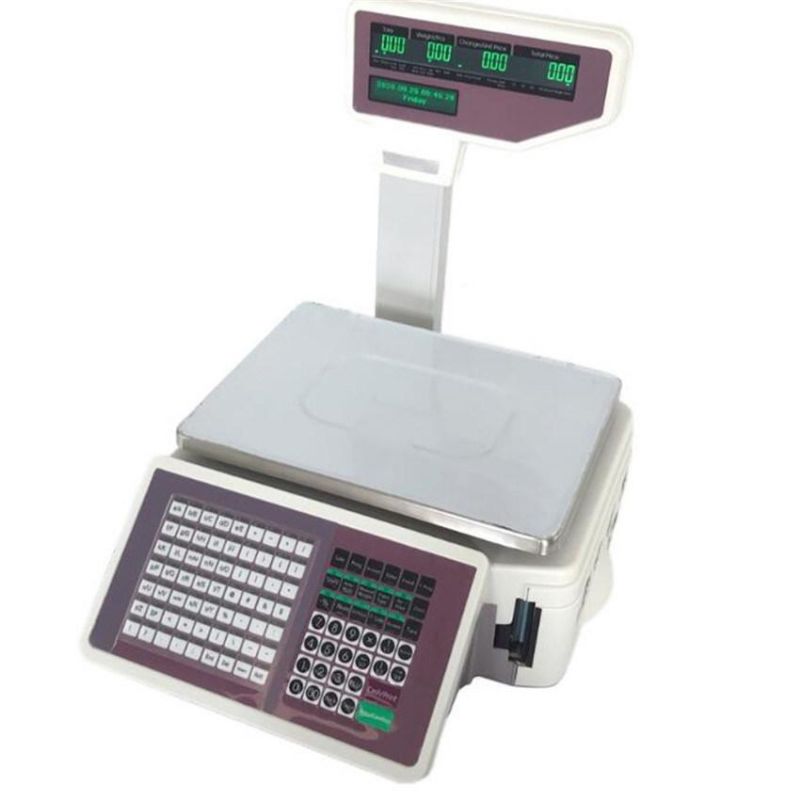 Electronic Barcode Label Printing Scales Price Comuputing Scale