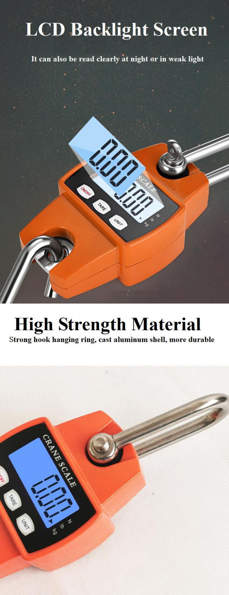 Convenient Digital Hook Crane Scale