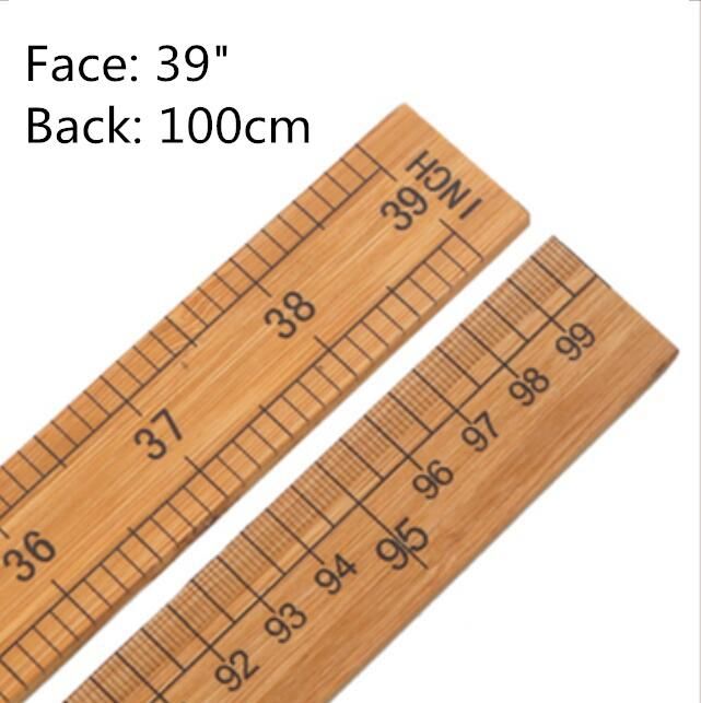 Good Quality Bamboo Ruler Inch Tailor′s Ruler Measure Clothing Ruler Cloth Piece Straight Ruler Market Inch 1 Meter 1 Foot From China Factory