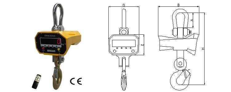 Professional Produce 3t Digital Crane Scale